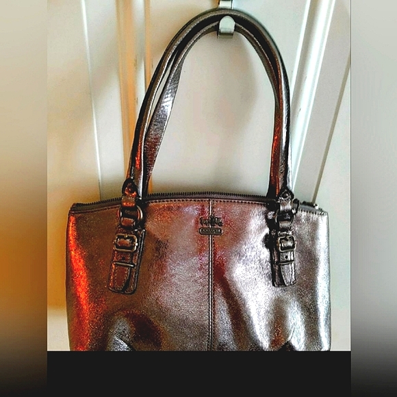 Coach Handbags - COACH PEWTER HANDBAG